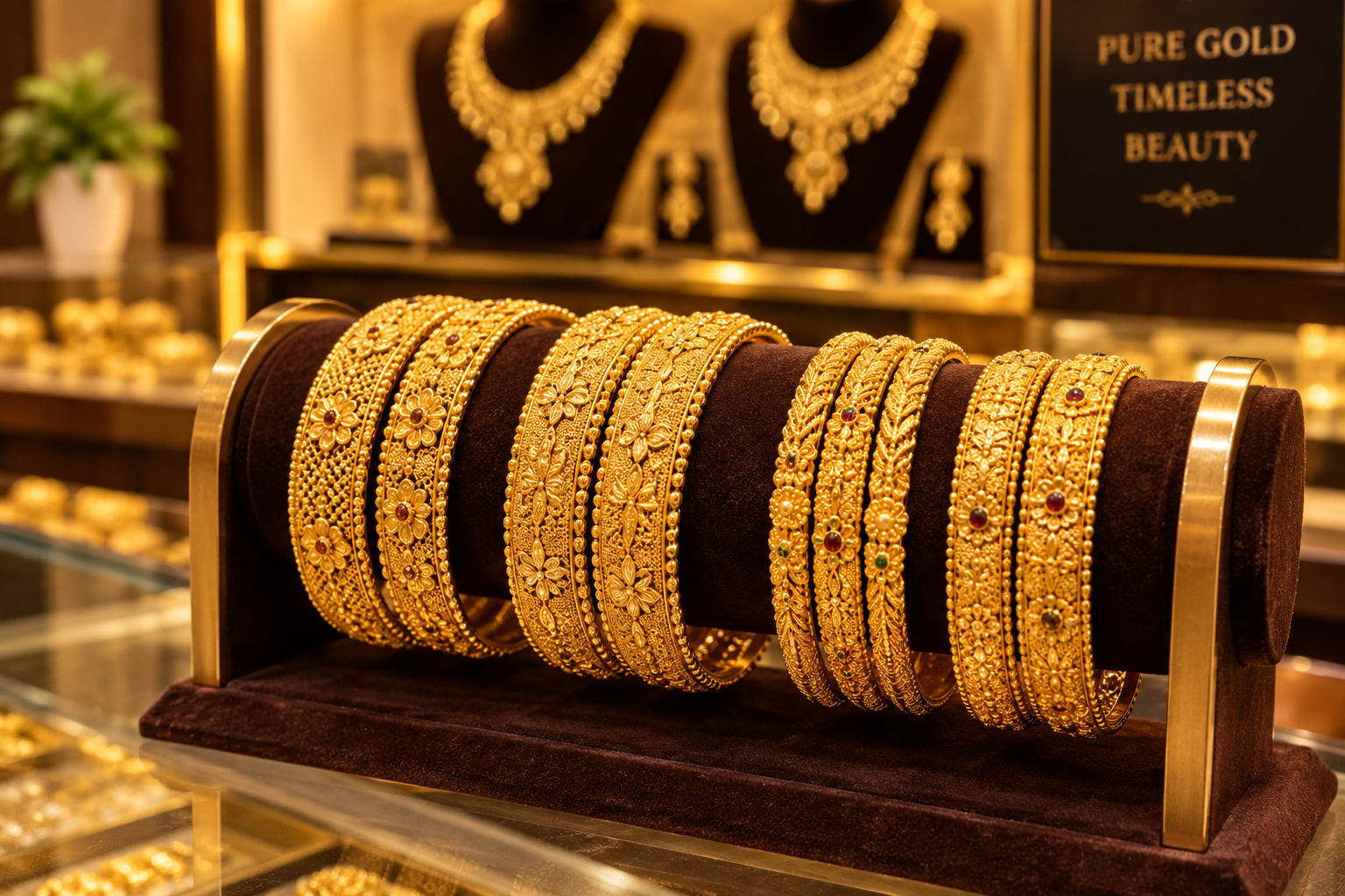 Gold Bangles